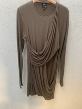 McQ by Alexander Mc Queen Modal Cotton Stretchy Beige Dress Size IT 46 Vintage