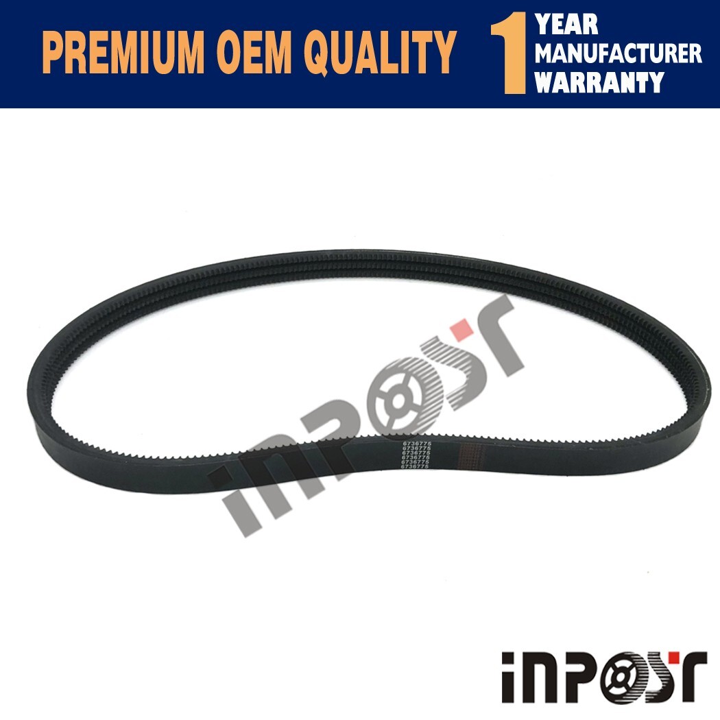 6736775 Main pump Drive Belt For Bobcat Skid Steer 753 763 S130 S150 ...