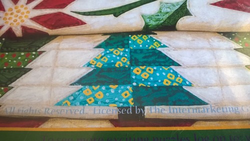 SunsOut 1000 Jigsaw Puzzle STACKED Christmas Quilts Quilting Rebecca Parker NEW! - Picture 10 of 20