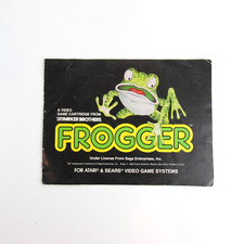 Frogger Atari 2600 Instruction Manual Only