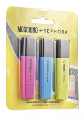 Moschino x Sephora Highlighter Cheek Set Limited Edition New | eBay