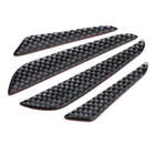 Car Vehicle Door Edge Protection Carbon Look Door Protector Set Garage Universal Black