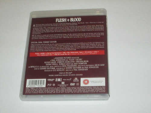 Flesh and Blood Blu-Ray + DVD Region B - Picture 2 of 3