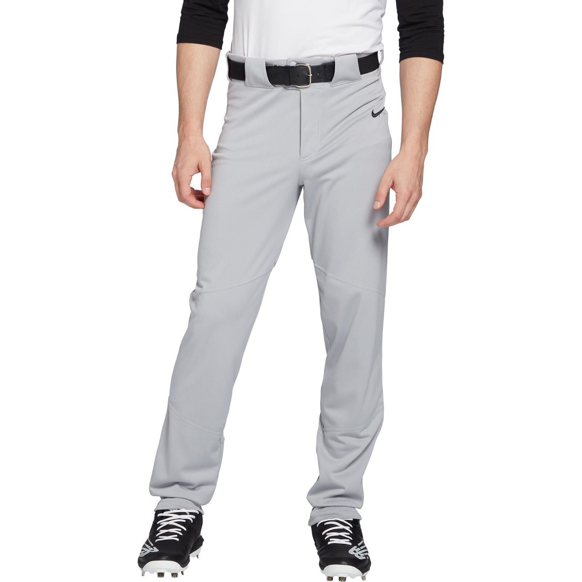 NIKE MENS VAPOR SELECT BASEBALL PANTS GRAY SIZE XL NWT $40