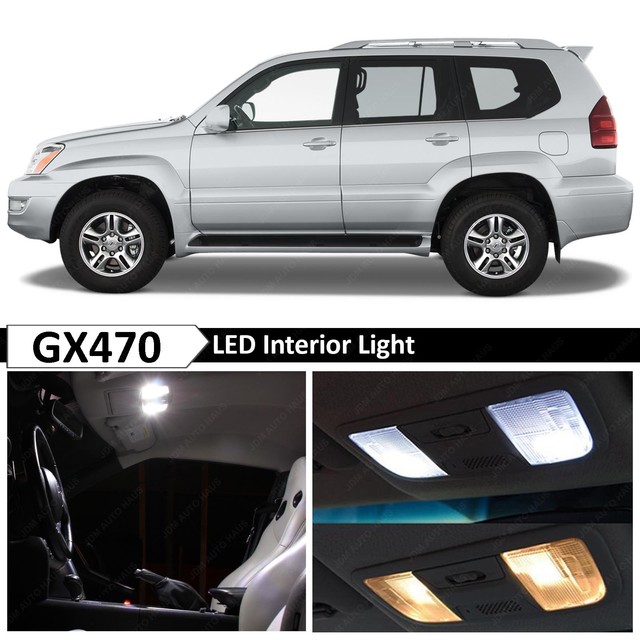 19x White Interior LED Lights Package Kit for 20042009 Lexus GX470 eBay