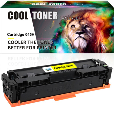 1x 045H Yellow Toner Compatible For Canon ImageCLASS MF634Cdw MF632Cdw LBP612Cdw