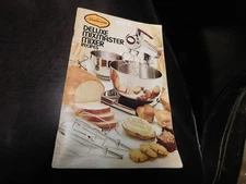 Sunbeam Magazine Deluxe Mixmaster Mixer - Recipes - No Date