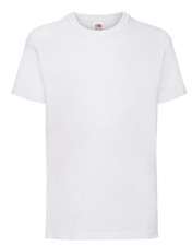 Kids Plain T-Shirt Tee Basic Crewneck Top Casual Short Sleeve Shirt Boys Girls