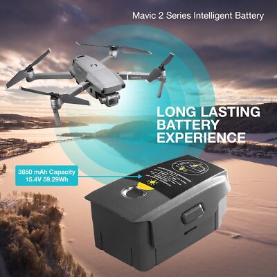 Batterie Longue Durée Pour DJI Mavic 2 - 3850 MAh 15.4V - Jusqu'à 30 Min De Vol - Remplacement Haute Capacité - 6