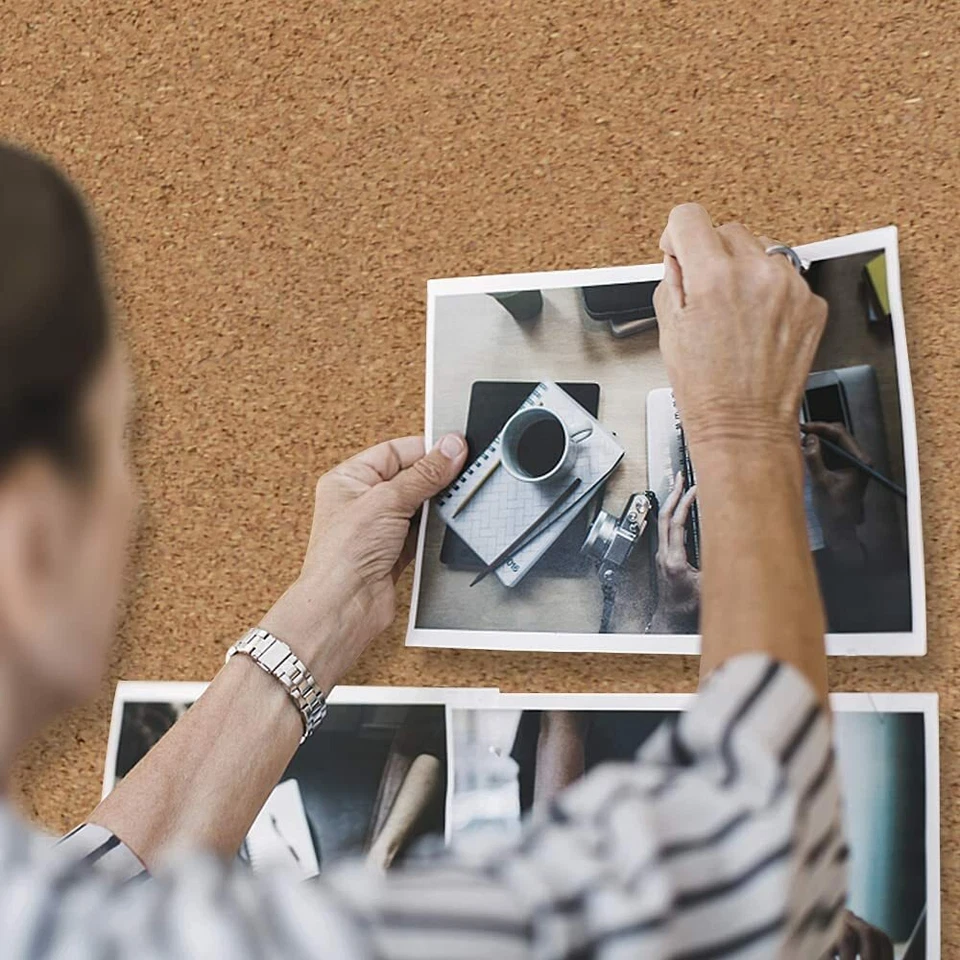 Hand in Hand Premium Aluminium Frame Corkboard Pinboard Notice 900x600mm - image 4 of 4