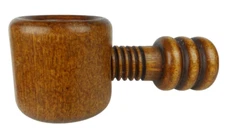 Vintage All Wood Nut Cracker Screw Type Hand Made In Black Forest, West Germany