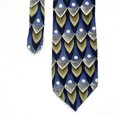 Grateful Dead Blue Green Design Men’s Necktie 3.5”x 57.5” All Silk Made In USA