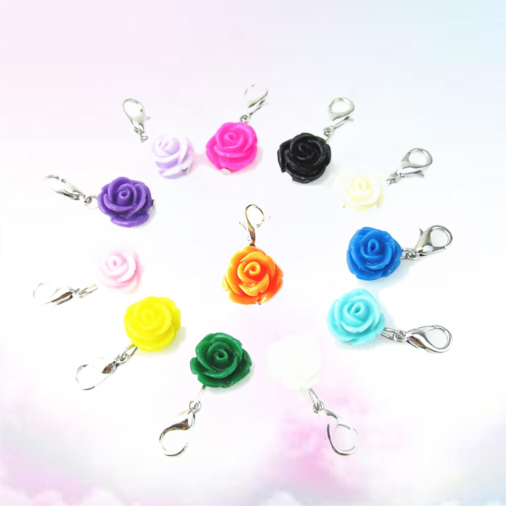20pcs Pendant Bracelet Charms Pendant Floating Locket Necklace Charm