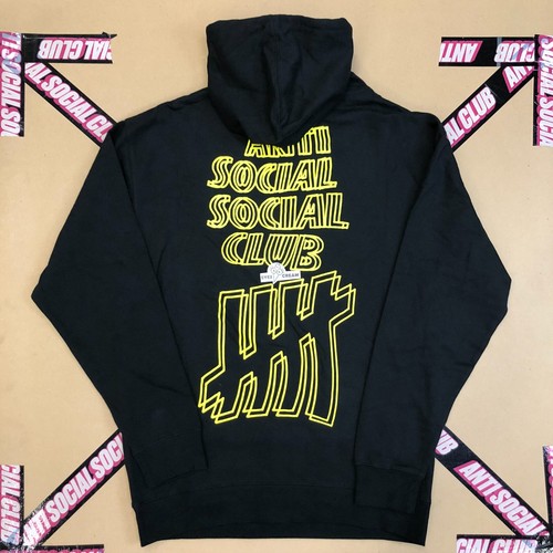 anti social social club x undefeated hoodie