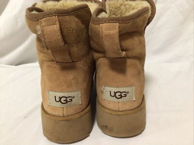 UGG Kristin Women's Wedge Boot 1012497 Size 6 Chestnut/ EUR 37 /UK