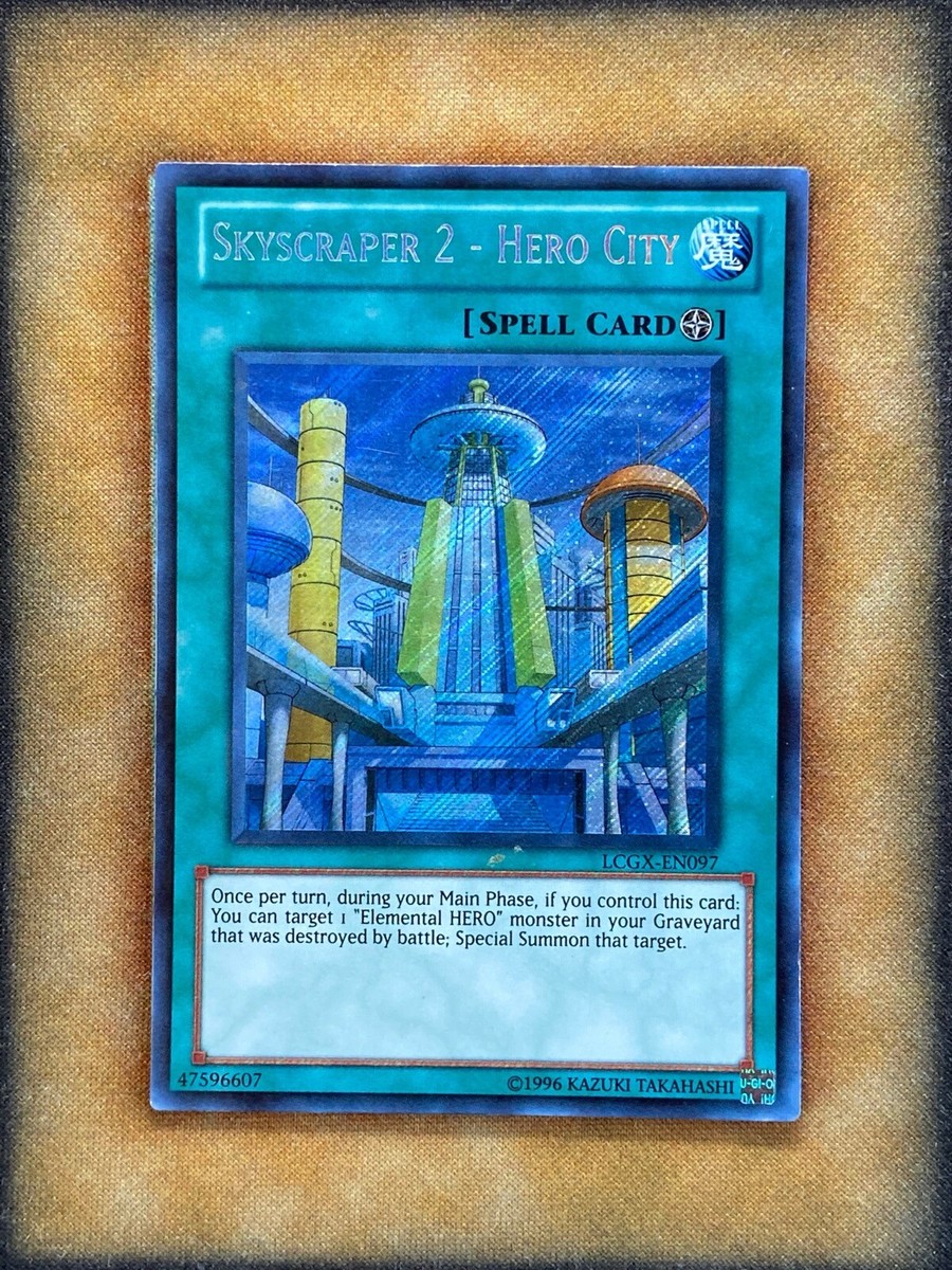 Yugioh Skyscraper 2 - Hero City LCGX-EN097 Secret Rare NM | eBay