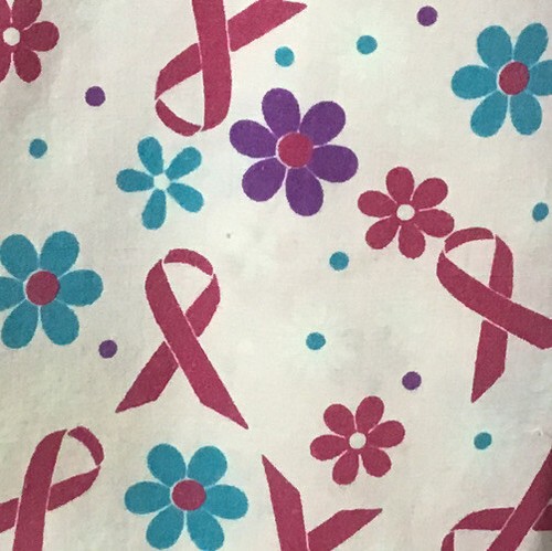 Top rosa cinta exfoliante para mujer talla L grande por verde ciudad concienciación sobre el cáncer de mama - Imagen 5 de 6