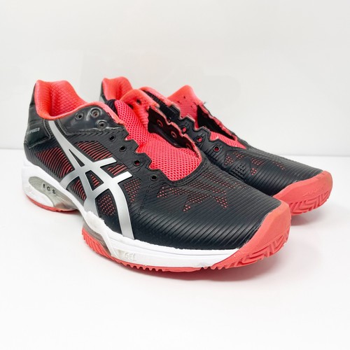 Asics Womens Gel Solution Speed 3 E651N Black Running Shoes Sneakers Size 8  | eBay