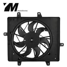 Radiator Condenser Cooling Fan Assembly For 2001-08 Chrysler PT Cruiser 2.4L L4