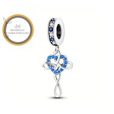 Cross Dangle Charm, Faith Charm, Cross Charm, Heart Charm, Gift For Women