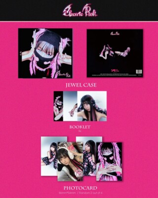 The Deep - EP [Electric Pink] Photo Card CD K-Pop Book Korean