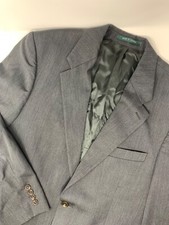 Lauren Ralph Lauren Men s Blazer Pure New Wool Sport Coat Suit Jacket Sz 42R Q8