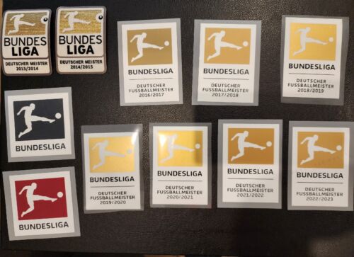 BUNDESLIGA CHAMPIONS PATCH BADGE ANY PLAYER DIFFERENT YEARS - Picture 1 of 13