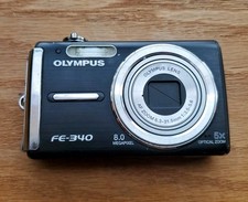 Olympus FE-340 8.0MP 5x Optical Zoom 2.7" LCD Screen Digital Camera. For Parts.