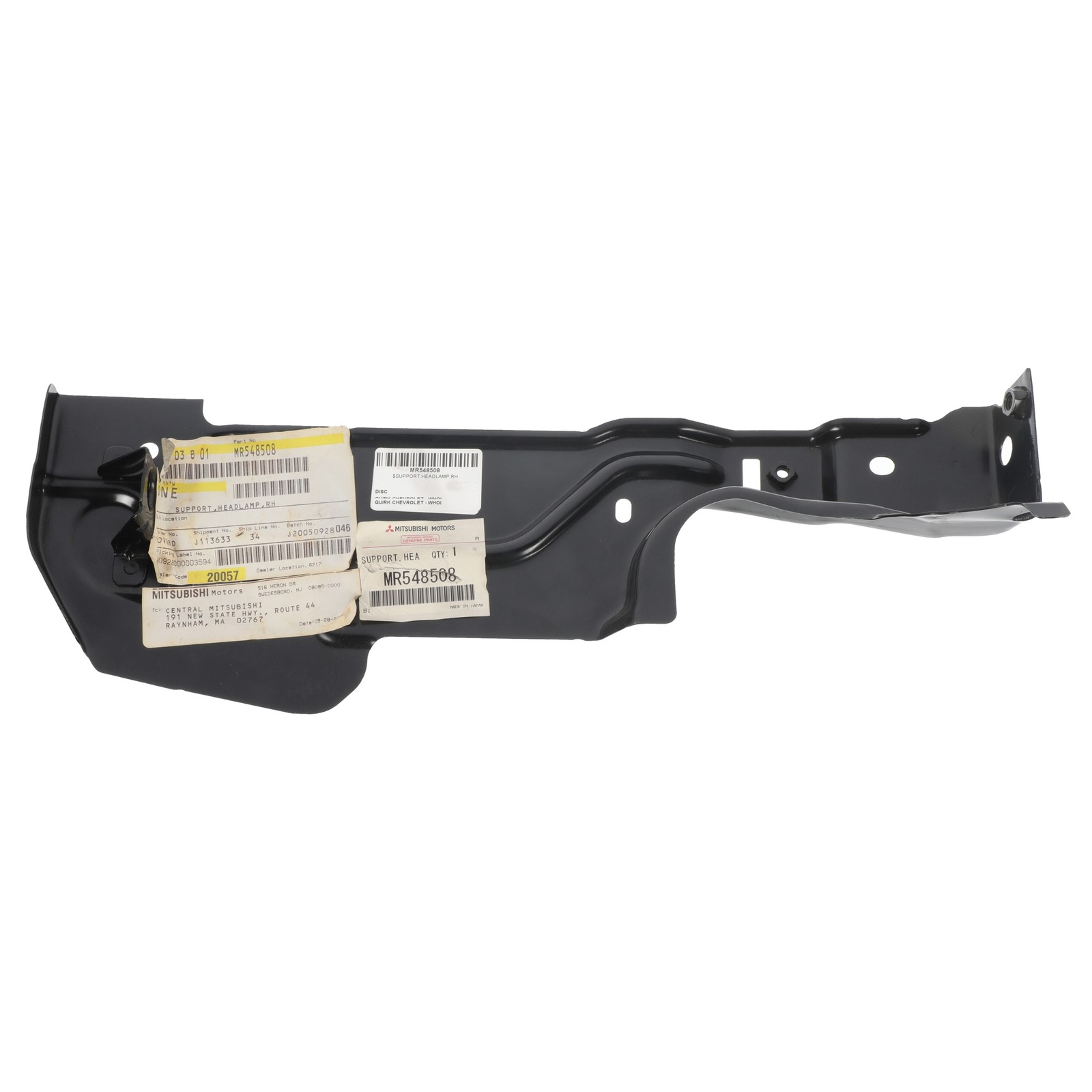 Soporte del conjunto del faro derecho para Mitsubishi (P/N MR548508)