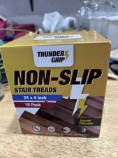 24x4 Clear Non-slip Stair Treads for Wooden Steps 18-pack - Self Adhesive