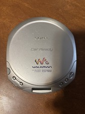 Sony Walkman D-E226CK Portable CD Player Car Ready Anti-Skip Silver TESTED