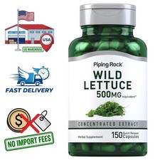 Wild Lettuce Extracto 500mg  150 C psulas  Suministro para 150 D as