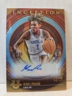 Kiki Rice 2022-23 Bowman Inception University Orange Foil Auto 2/25 Rookie UCLA