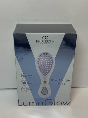 Project E Beauty LumaGlow Blue Anti-Acne LED Light Therapy Wand MSRP $139 - NEW
