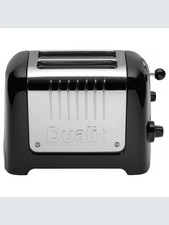 Dualit 2 Slice Lite Toaster | 1.1kW Toasts 60 Slices an Hour | Polished with Hig