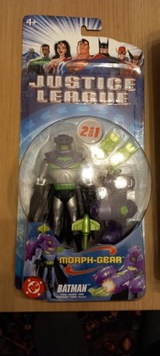 JUSTICE LEAGUE BATMAN MORPH GEAR 2 IN 1 BATMAN ACTIONFIGUR VON MATTEL
