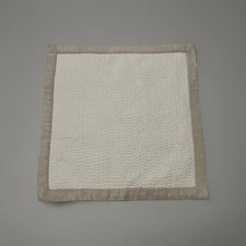 1 Hotel Collection Voile Quilted 100% Cotton Natural Linen Euro Pillow Sham, One