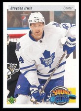 Brayden Irwin 2010-11 Upper Deck 20th Anniversary Variation Rookie Card!!. rookie card picture
