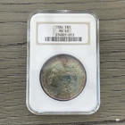 1886 P NGC MS63 Morgan Silver Dollar $1 US Mint Coin  Massive Toner!