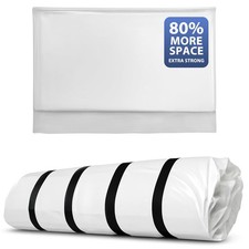 Memory Foam Mattress Vacuum Bag, Heavy-Duty Mattress Storage Bag for Moving a...