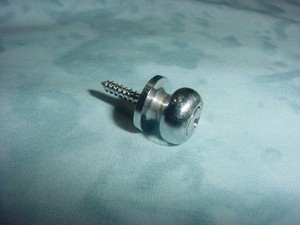 Vintage Teisco Strap Button with Mounting Screw / Original Part