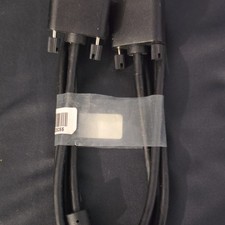 VGA Male to VGA Male Cable 6 ft Black Screw-On Connector 1:1