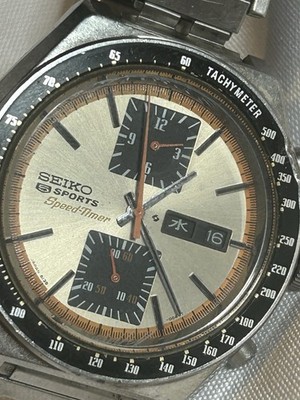 SEIKO 6138-0030 5 Sports Speed-Timer Champagne Dial Chronograph