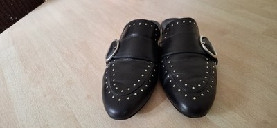 Damen Schuhe Mules Leder