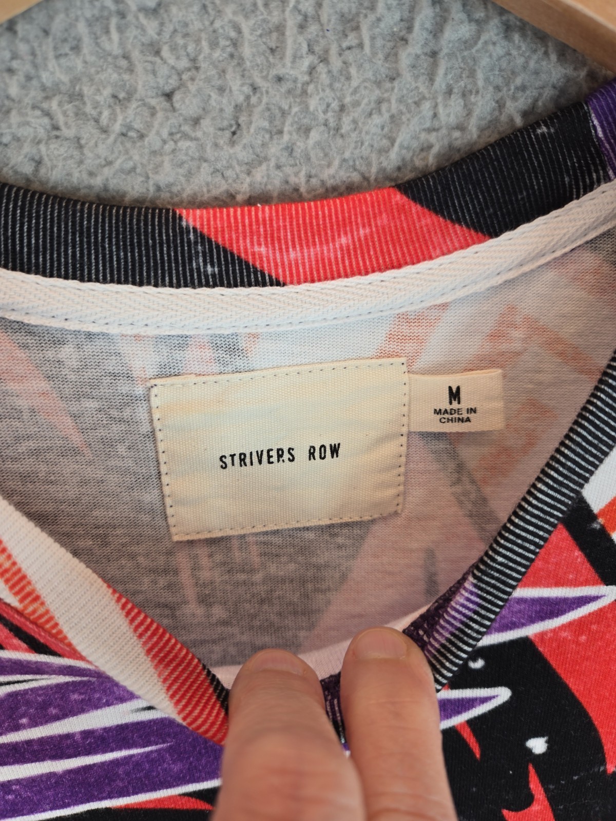 FILA T shirt uomo Strivers Row grafica lupo taglia M girocollo manica corta colorata