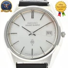 Vintage [Exc+5] SEIKO 4842-8040 Grand Quartz Silver Dial Date Men's Watch JAPAN