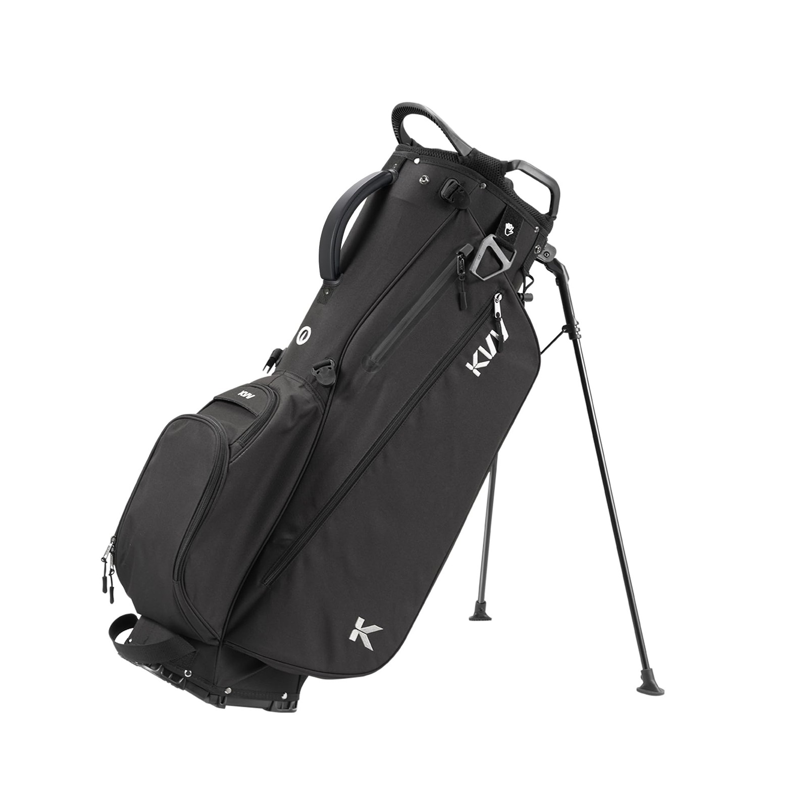 KVV Lightweight Golf Stand Bag with 7 Way Full-Length Dividers, 5 Zippered Po...