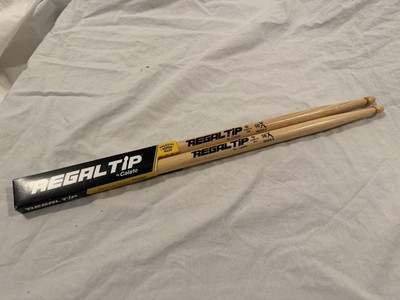 REGAL TIP Drum Sticks 5bx Wood Tip, NEW OLD STOCK, BUY ONE PAIR AT A TIME