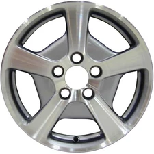 Refurbished 16x6.5 Machined Silver Wheel fits 2006-2007 Honda Accord Sedan