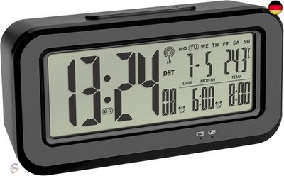 TFA Dostmann Digitaler Funk-Wecker BOXX, mit Innentemperatur, per USB